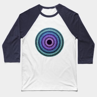 Colorful Mandala #4 Baseball T-Shirt